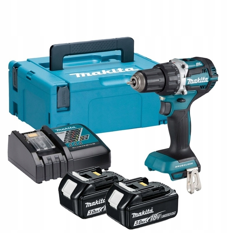 Wiertarko-wkrętarka Akumulatorowa Bldc 18V 2*3.0AH Li-lon M DDF484RFJ