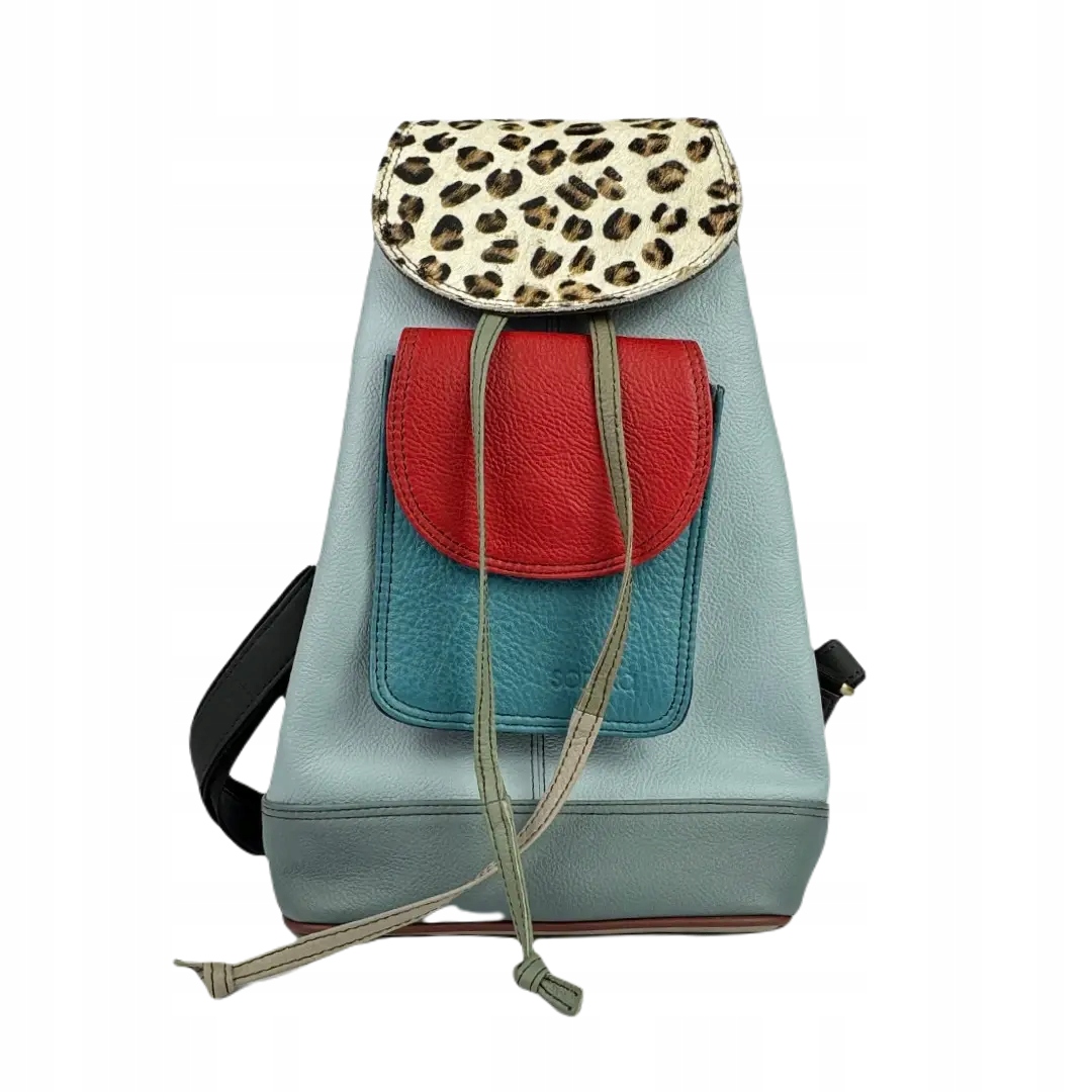 Batoh dámský kožený Soruka olive 047007