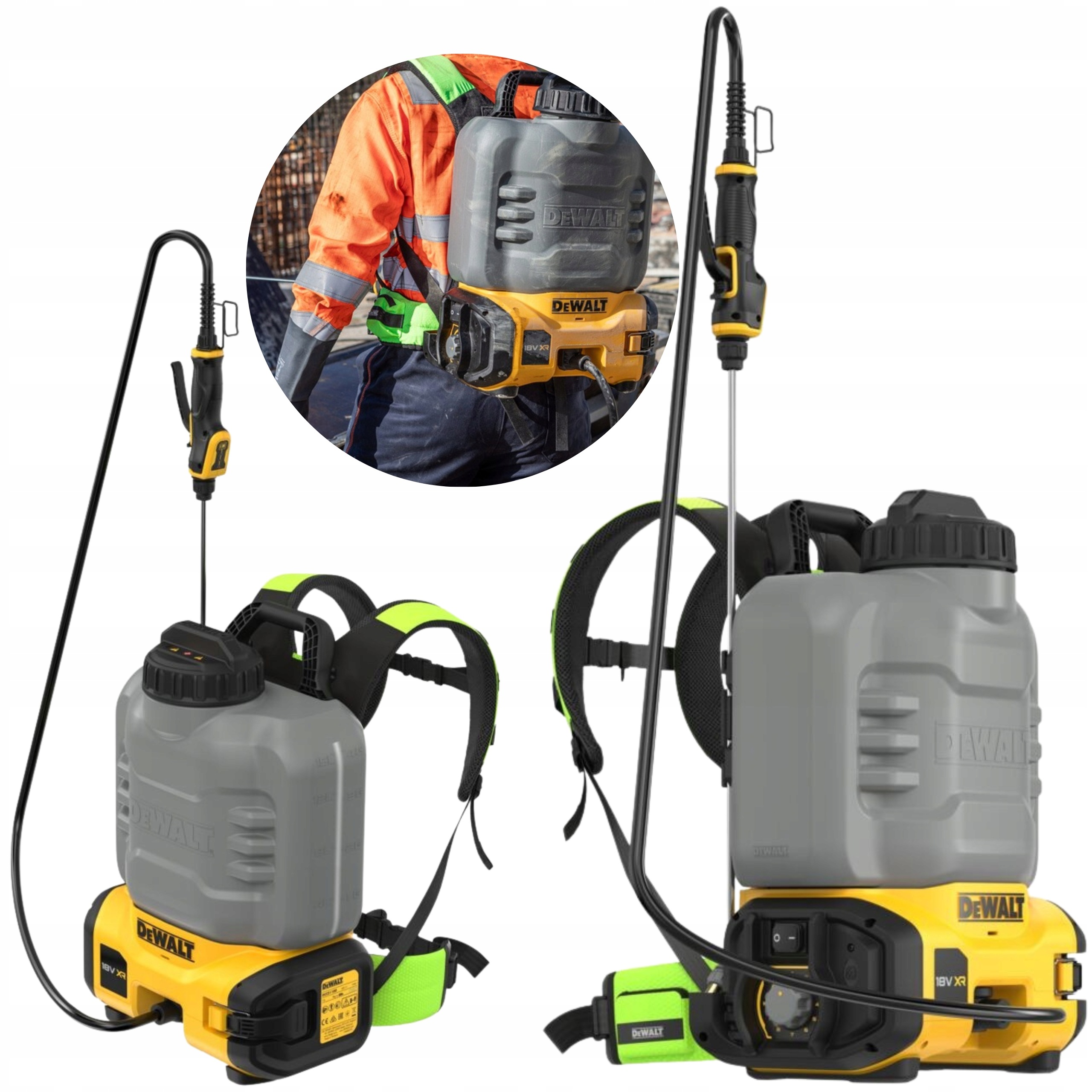 Dewalt DCCS1100N Opryskiwacz Akumulatorowy 18V Body 10 Stopniowa Regulacja