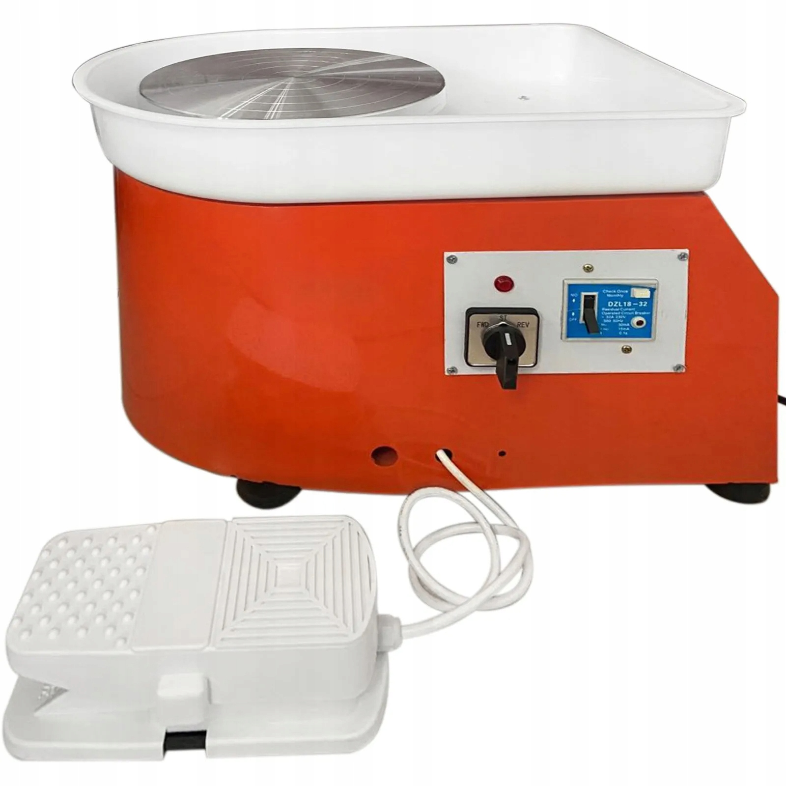 Elektrické hrnčířské kolo 25 cm, 280 W, nožní pedál, 0–300 ot./min