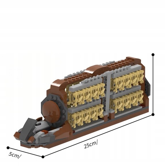 Klocki Statek Gwiezdne Wojny Star Wars +32 droidy + 2 droideka Liczba elementów 6 szt.