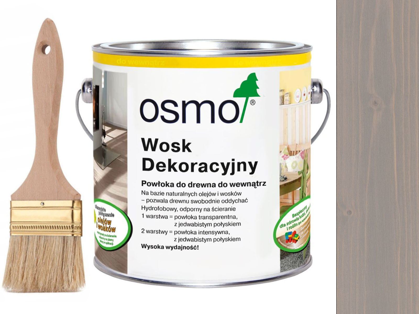 Osmo 3119 vosk Hedvábný Šedý 0,75L