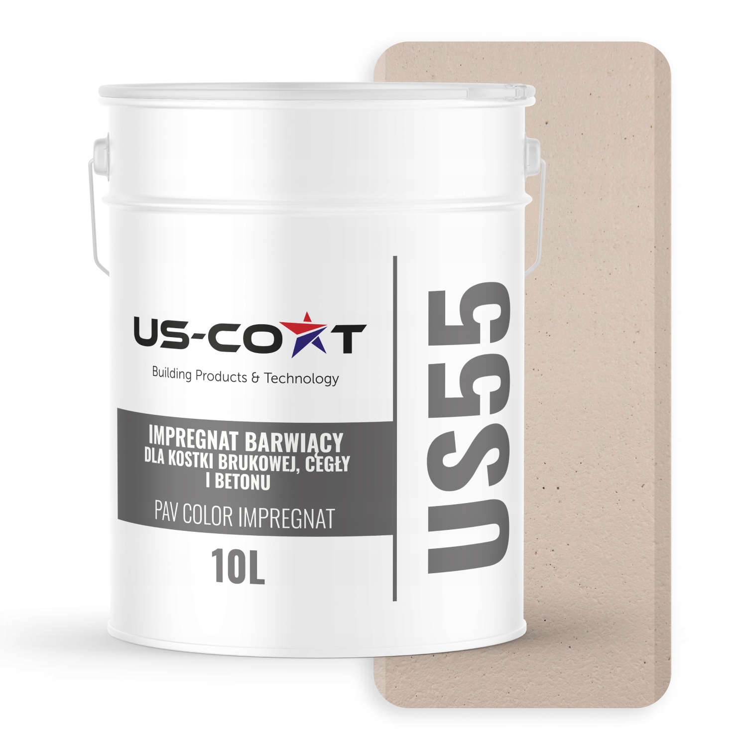 Barvící Impregnát Na Dlažební Kostky Betonu, Barva Krémově Béžová 1015 10 L