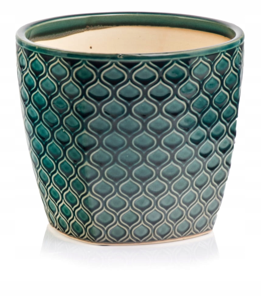 

Osłonka doniczka Ceramiczna turkusowa ø 17