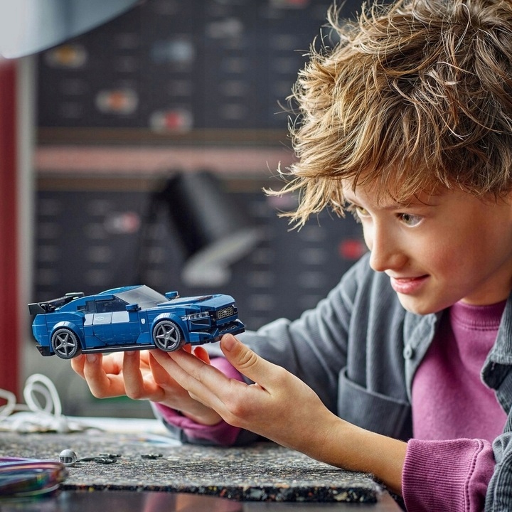 KLOCKI LEGO SPEED CHAMPIONS FORD MUSTANG WYŚCIGÓWKA SAMOCHÓD + FIGURKA XXL Certyfikaty, opinie, atesty CE EN 71