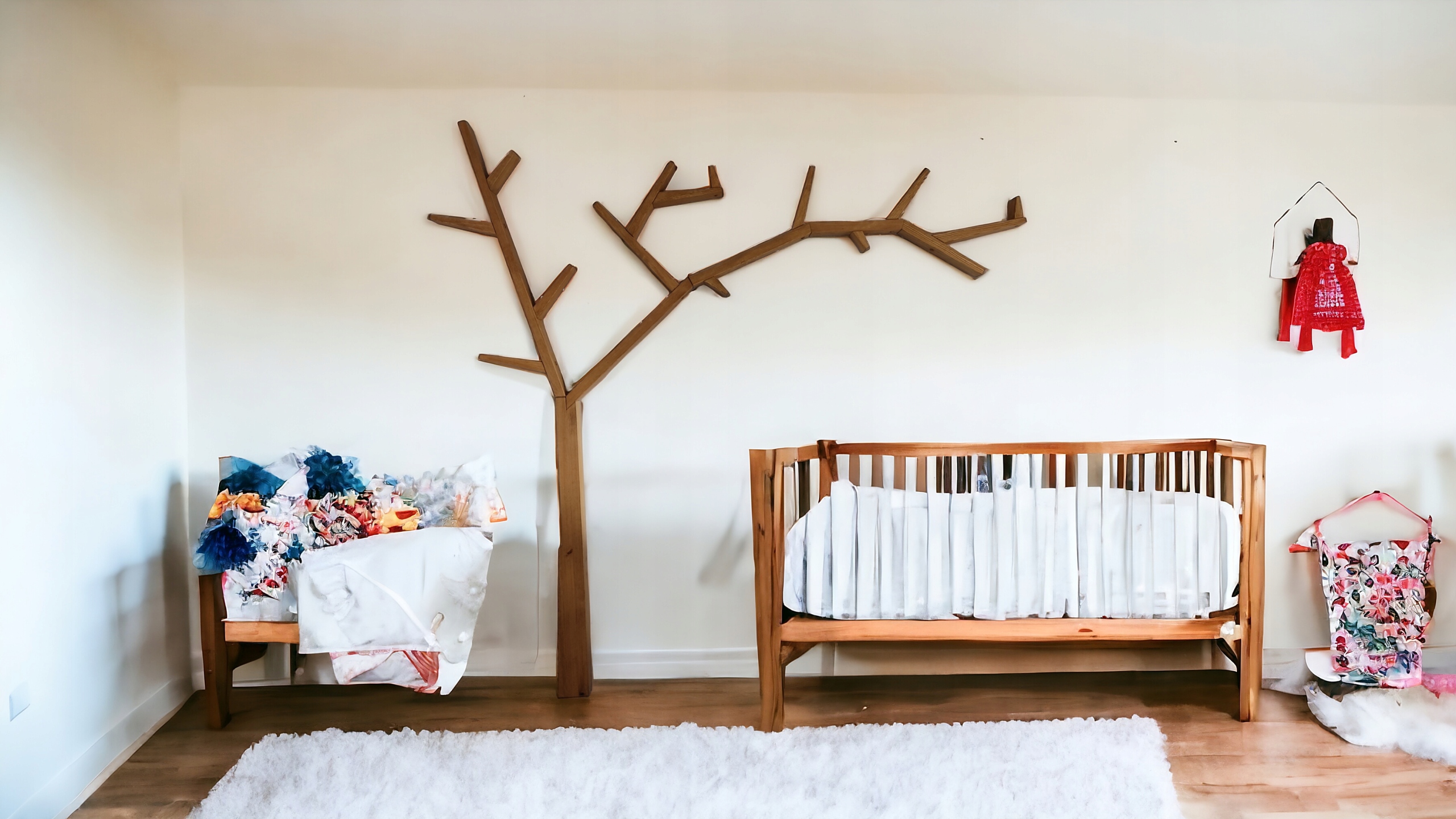 PÓŁKA REGAŁ DRZEWO LOFT OZDOBA Materiał drewno