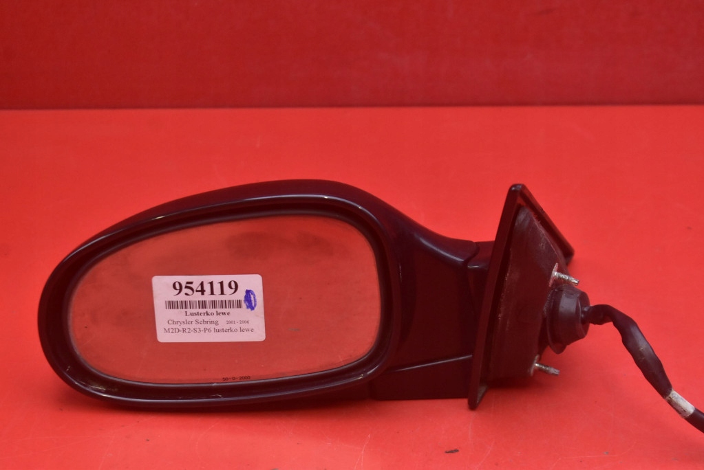 mirror left black, EU 015608 CHRYSLER SEBRING 2 II 01-06 6 PIN