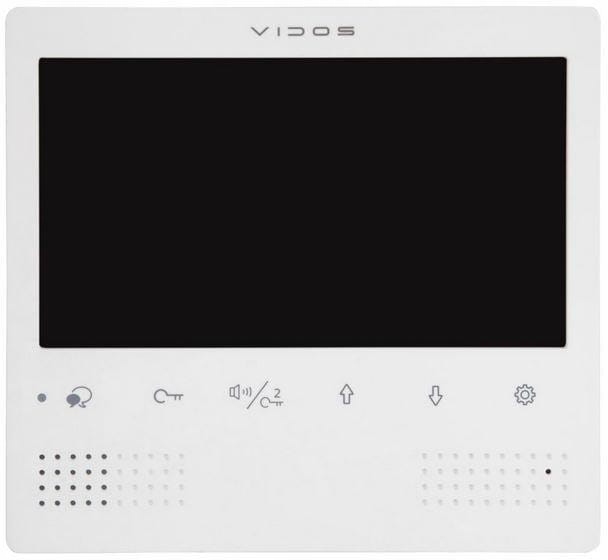 Monitor Wideodomofonu Vidos Duo M1023W-2 biały 7" Głośnomówiący
