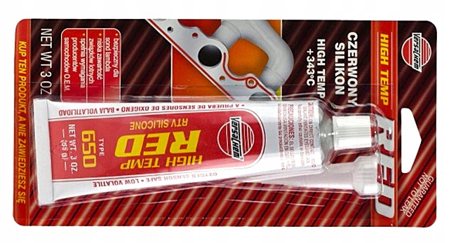 

V6S63 Red Silikon wysokotemperaturowy czerwony Hig