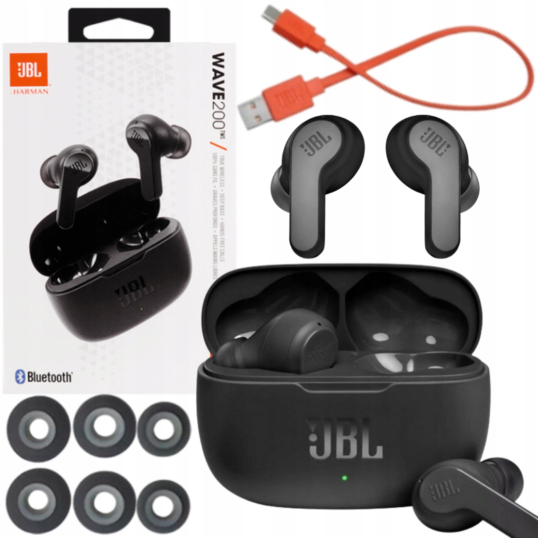 

Słuchawki Bezprzewodowe Douszne Jbl Wave 200 Tws
