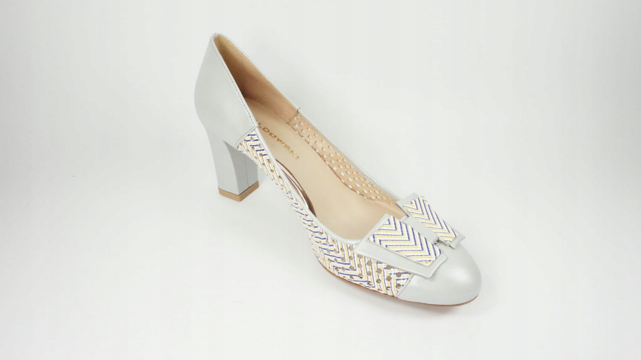 Czółenka damskie Baldowski W00037 szary R37 Model W00037