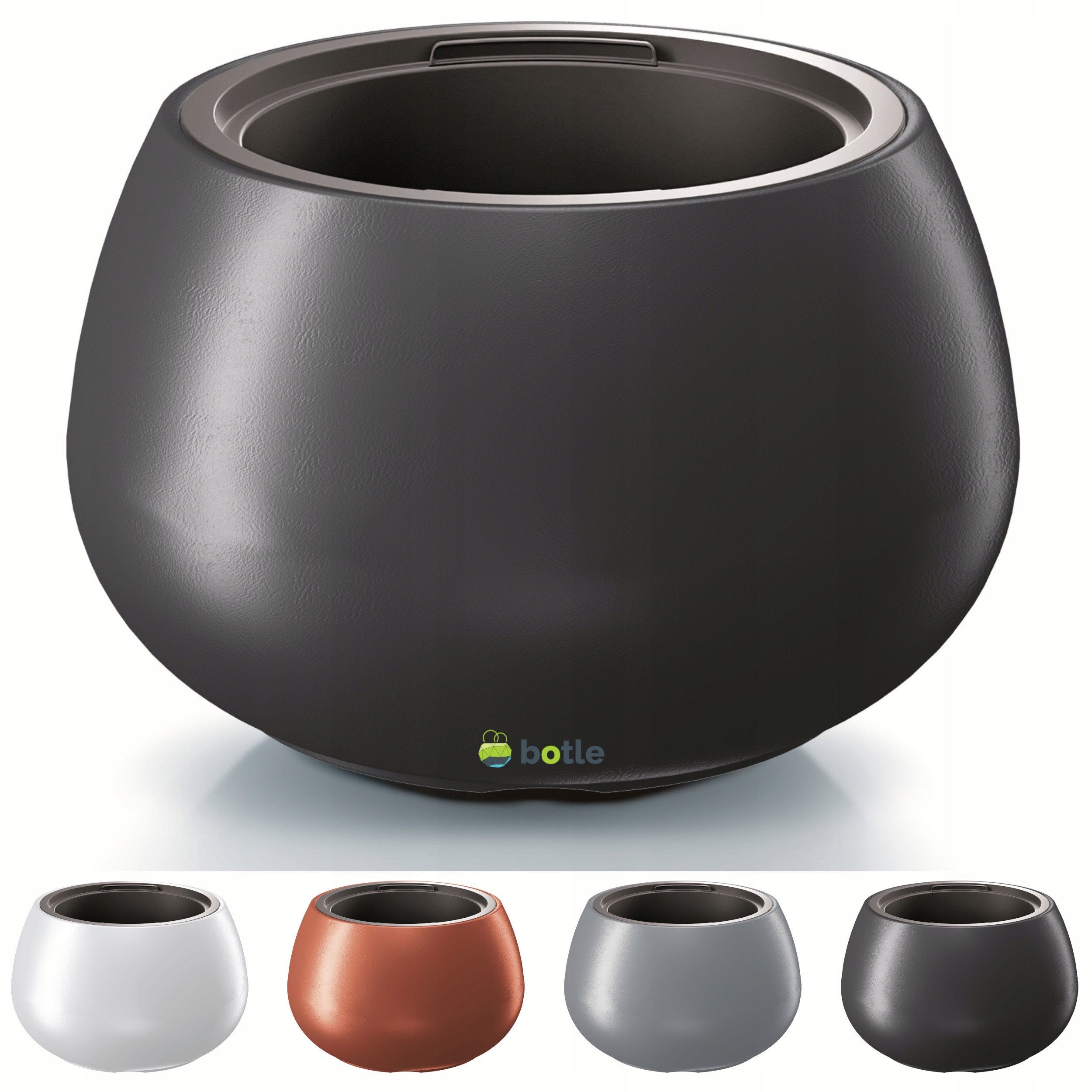 

Masywna Nowoczesna Doniczka 44 x 27cm Wkład 11L