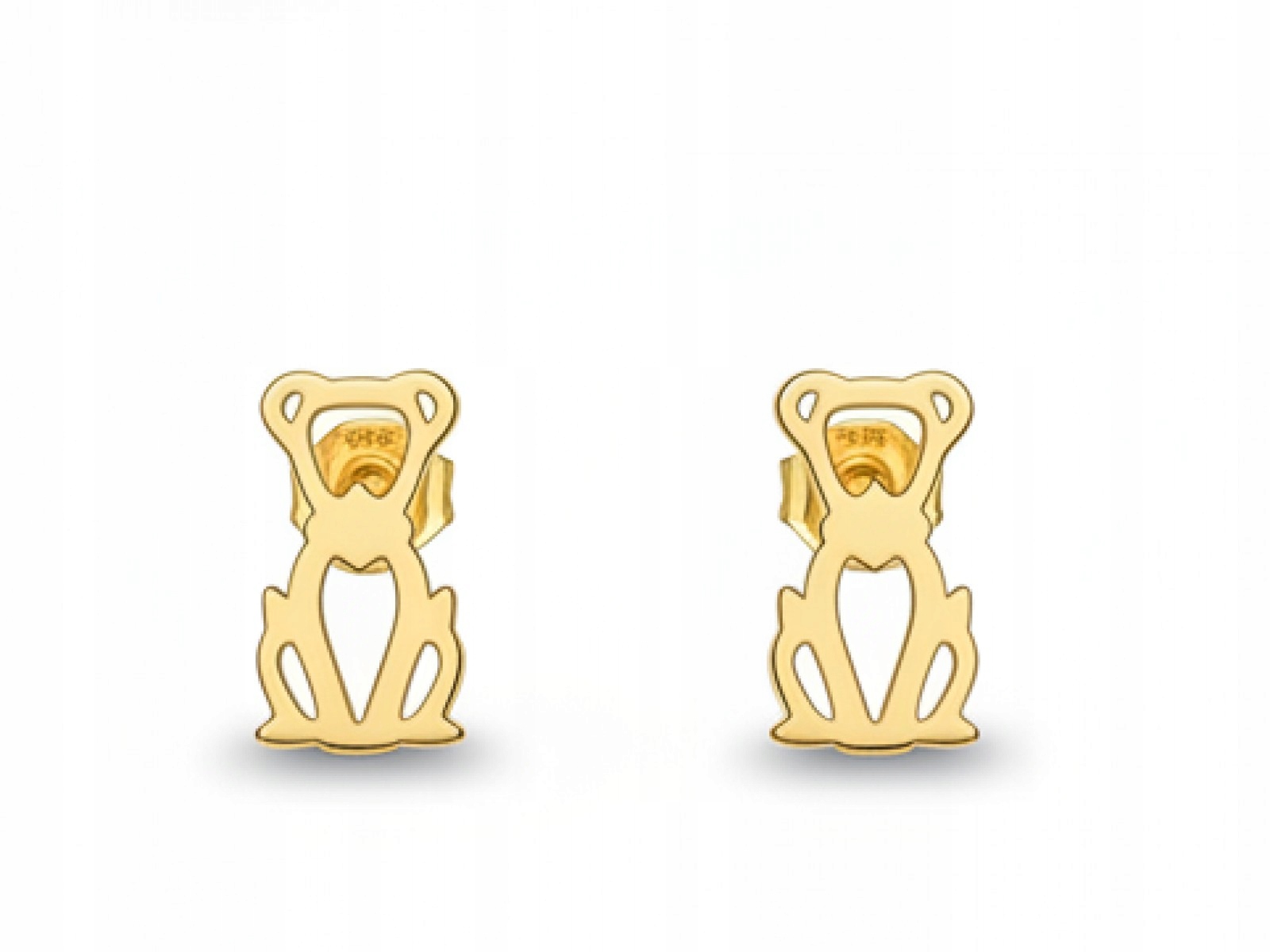 Dámské náušnice ze zlata 585, stylové pro maminku