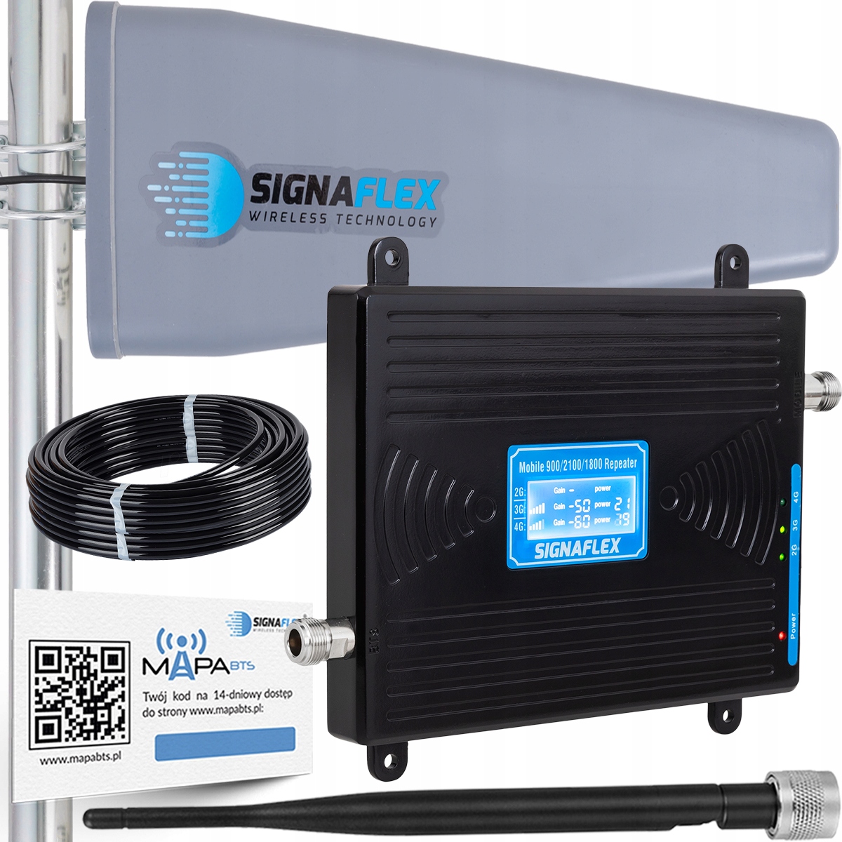 Sada Zosilňovačov Telefónu Gsm Internetu 3G 4G Lte Antény 10 m