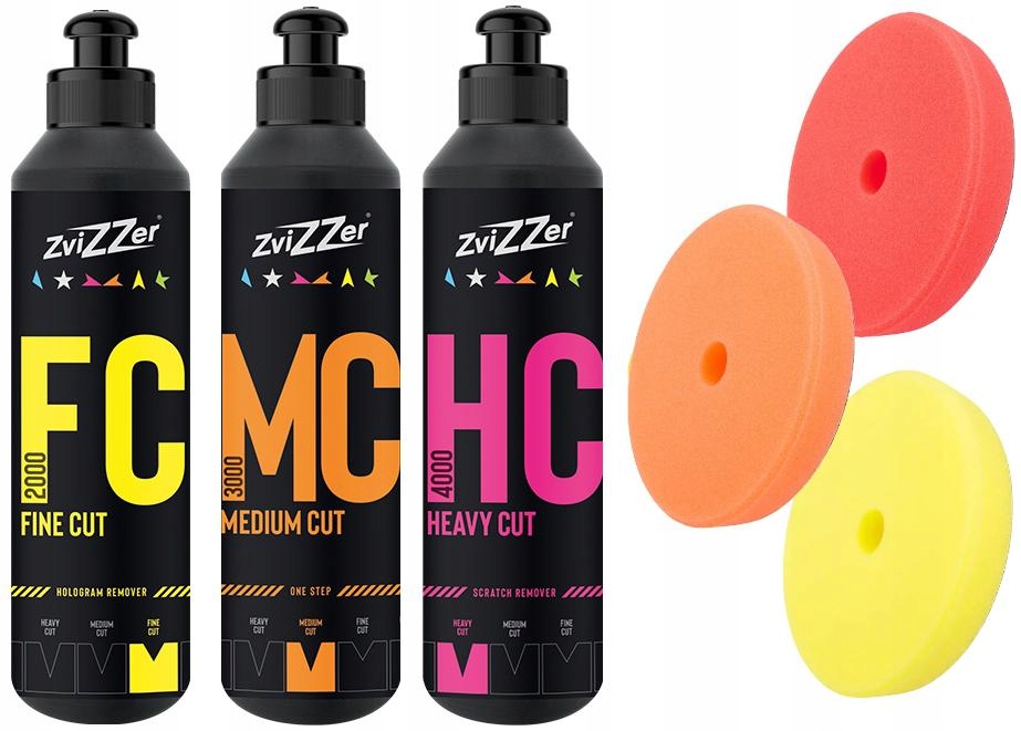 ZVIZZER FC2000 MC3000 HC4000 + ZESTAW PADÓW TRAPEZ