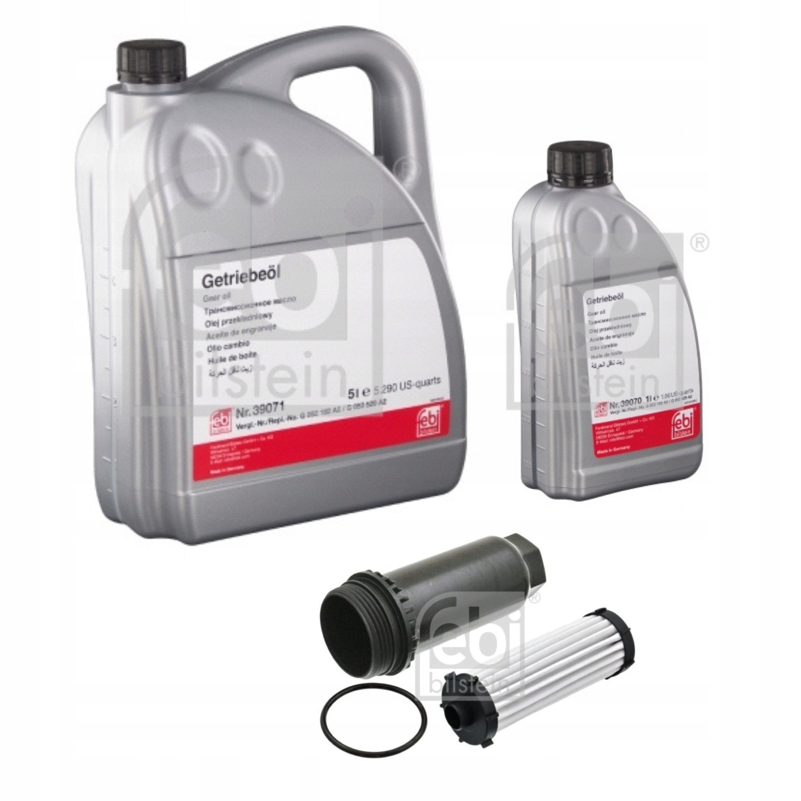 ZESTAW DO WYMIANY OLEJU POWERSHIFT FORD VOLVO 6L OLEJU FILTR + GRATIS