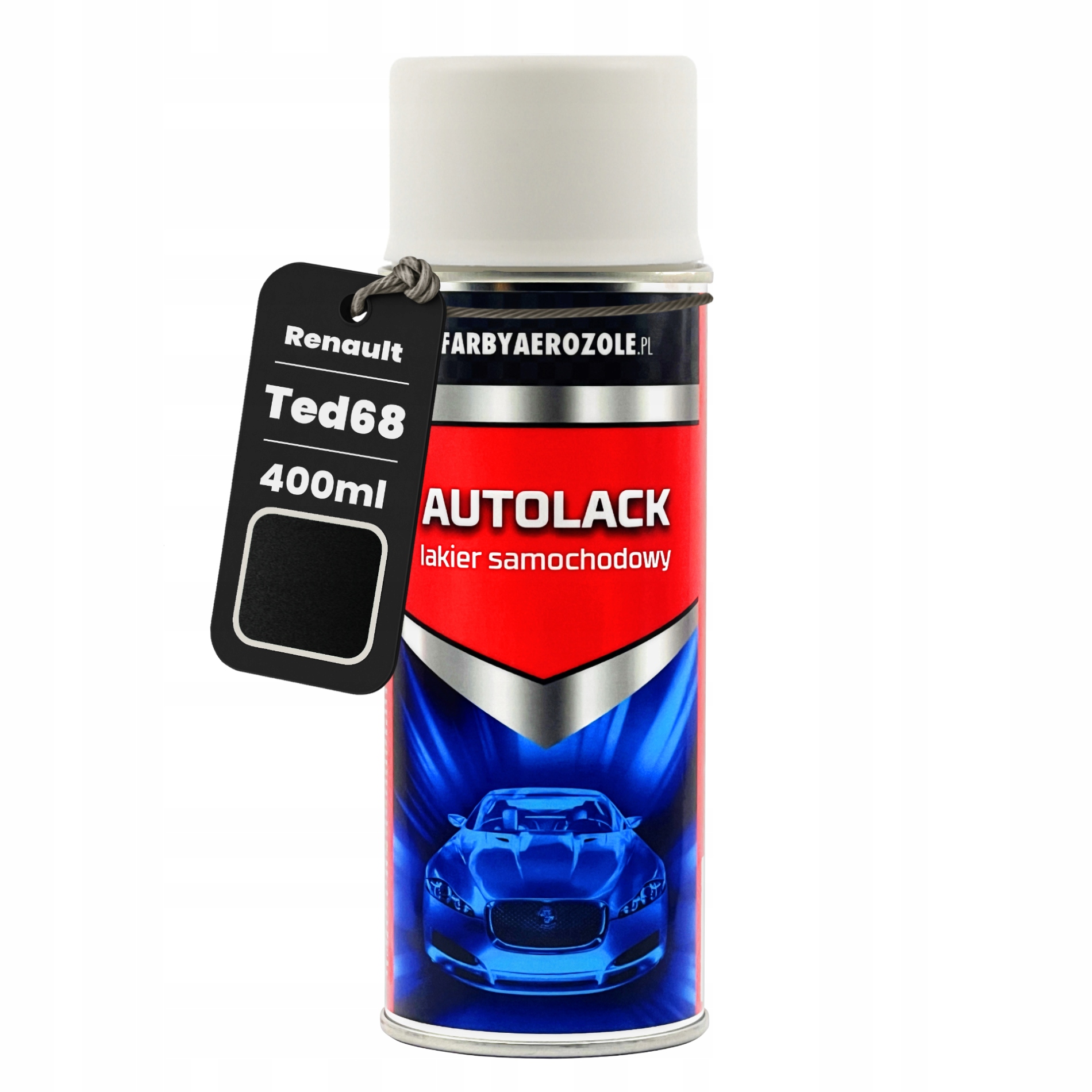 Renault Traffic Ted68 Black Met. Lakier samochodowy Spray 400ml