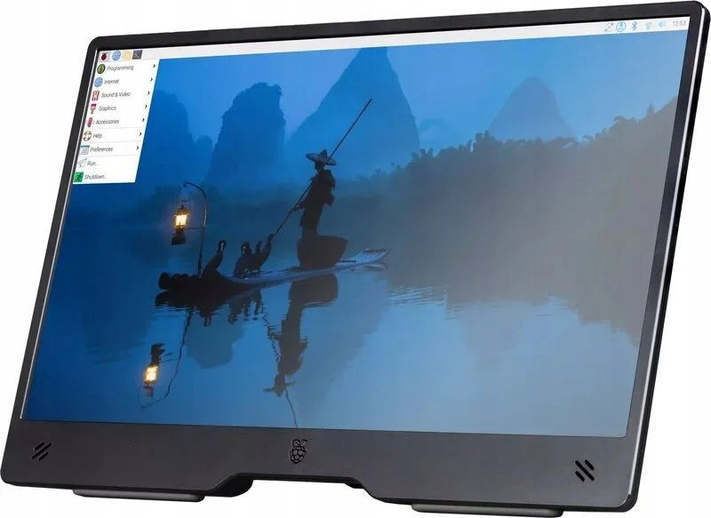 Raspberry Pi Monitor 15,6" Full Hd Ips Hdmi čierny s reproduktormi