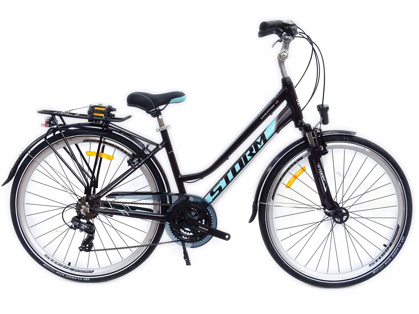 Rower 28 Storm Marathon 1.0 Trekingowy 28 Damski czarny