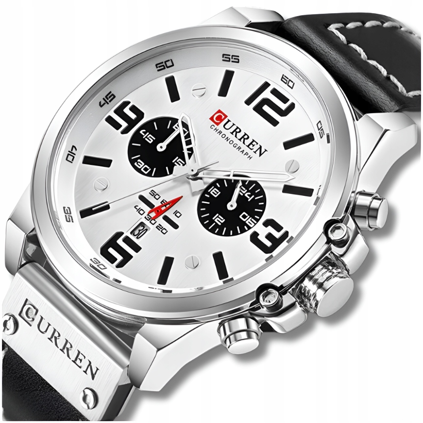 Pánské Hodinky Curren Klasický Elegantní Chronograf Datumovka 6 Barev