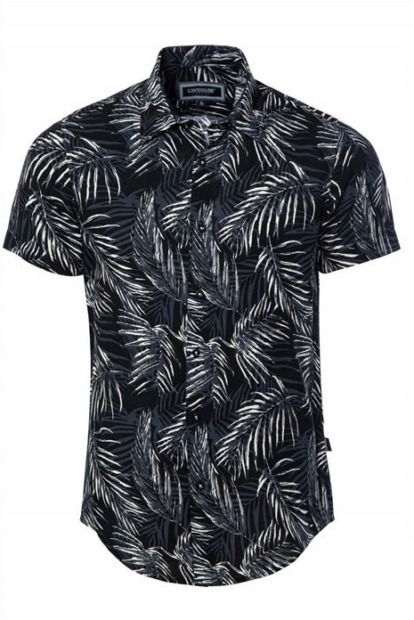 Havajská Prodyšná Košile Na Léto S Listy XXL