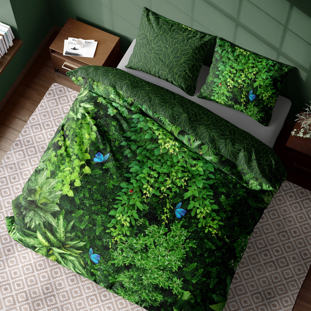 

Pościel bawełniana Ogród 160x200 Natura 3-część