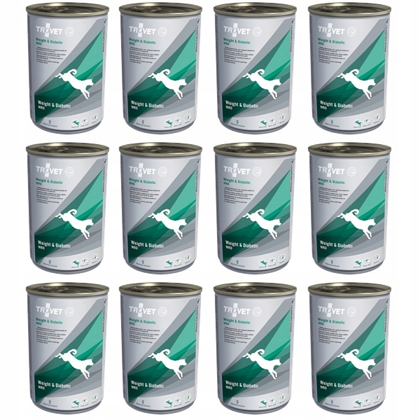 Levně Trovet Dog Wrd Weight & Diabetic 12 x 400 g