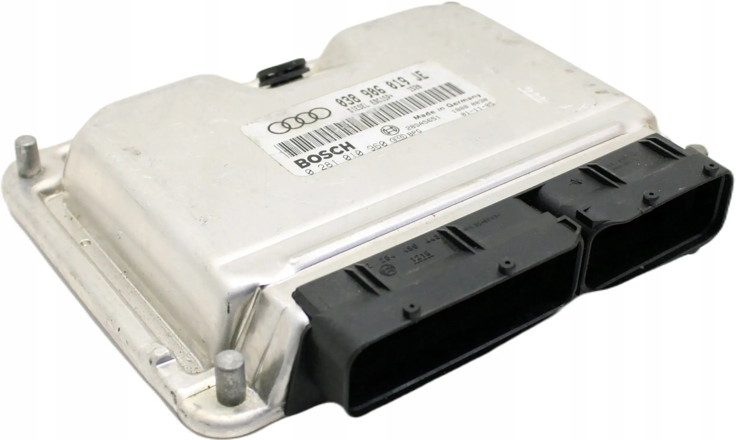 AUDI A4 B6 computer control unit of the engine 038906019JE 0281010960