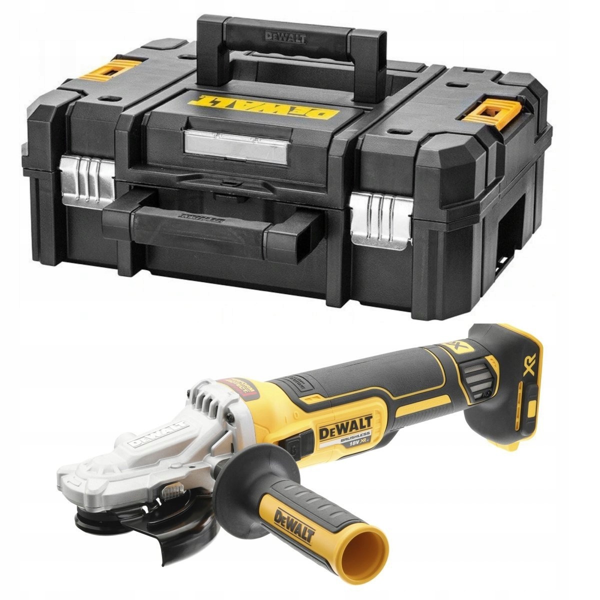 Szlifierka Kątowa Dewalt DCG405FNT 125mm Bl 18V Płaska Głowica Pachwinowa