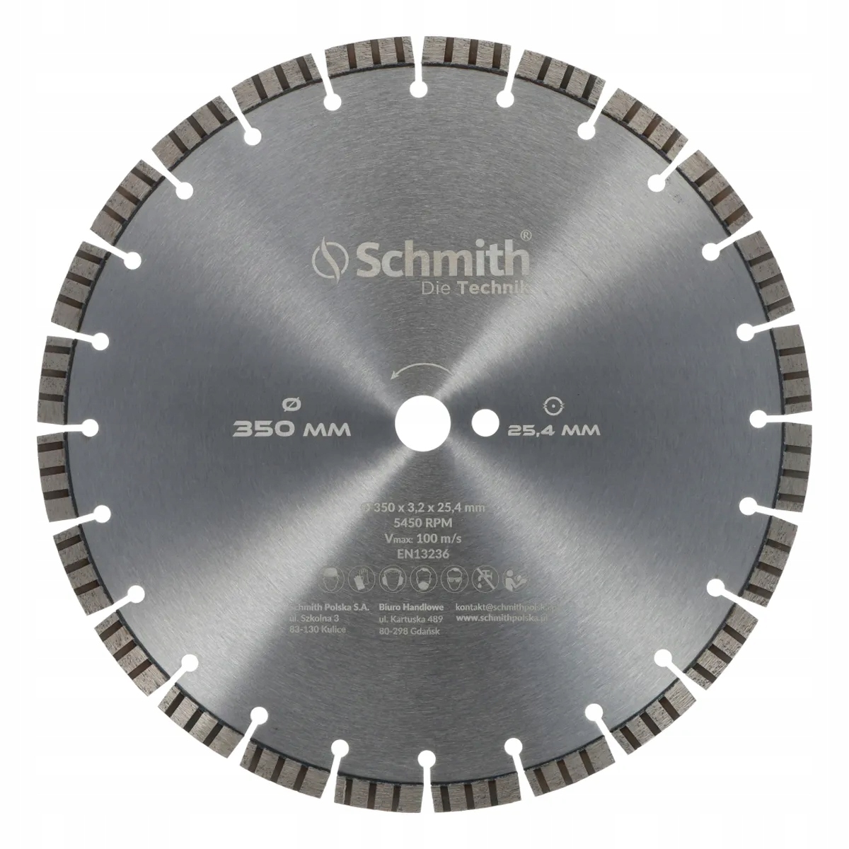 Diamantový kotouč 350x3,2 mm Black Bull Schmith