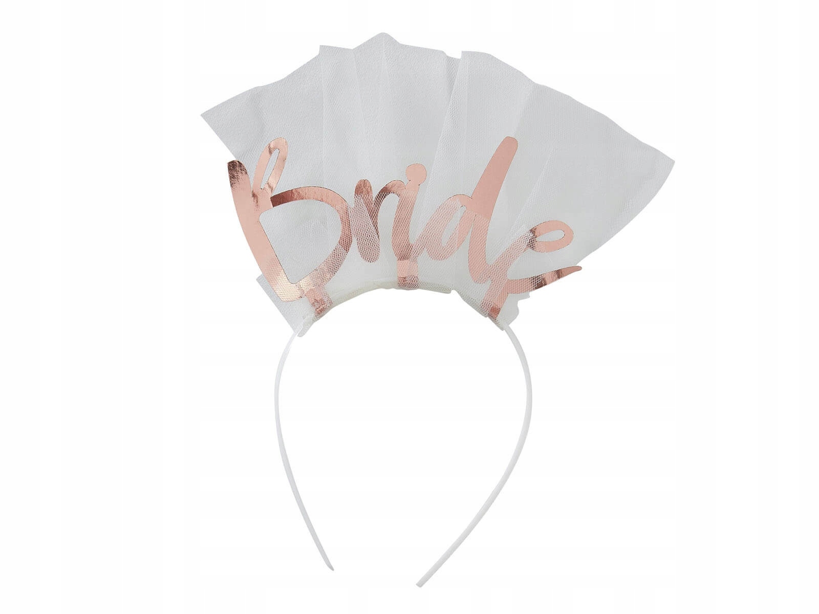 

Opaska Bride z tiulem wieczór panieński