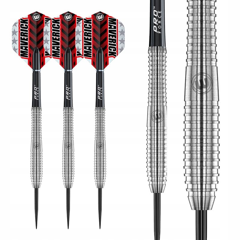 WINMAU Maverick 24g Profesjonalne Rzutki Wolframowe z Lotkami i Trzonkami — miniatura 6
