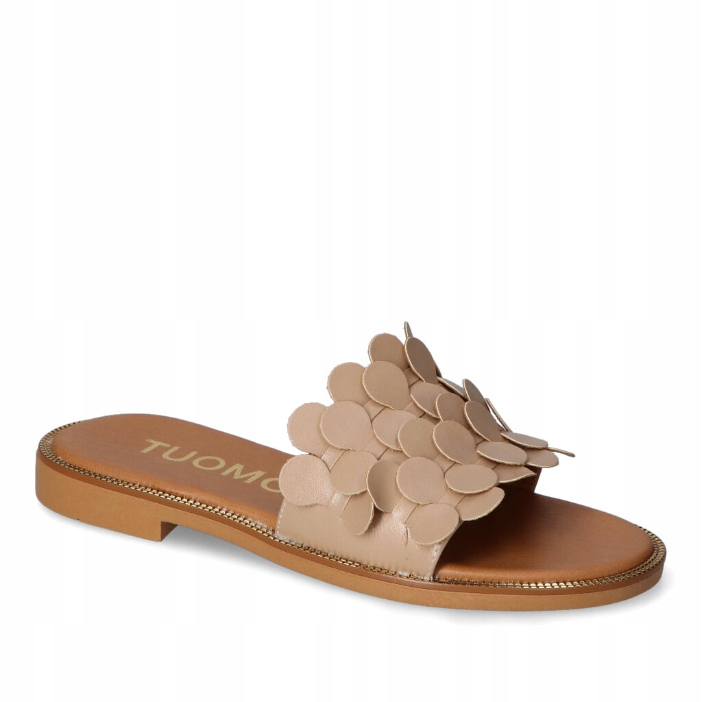 Nazouváky Tuomo Vamos/Listy Béžová lico 37