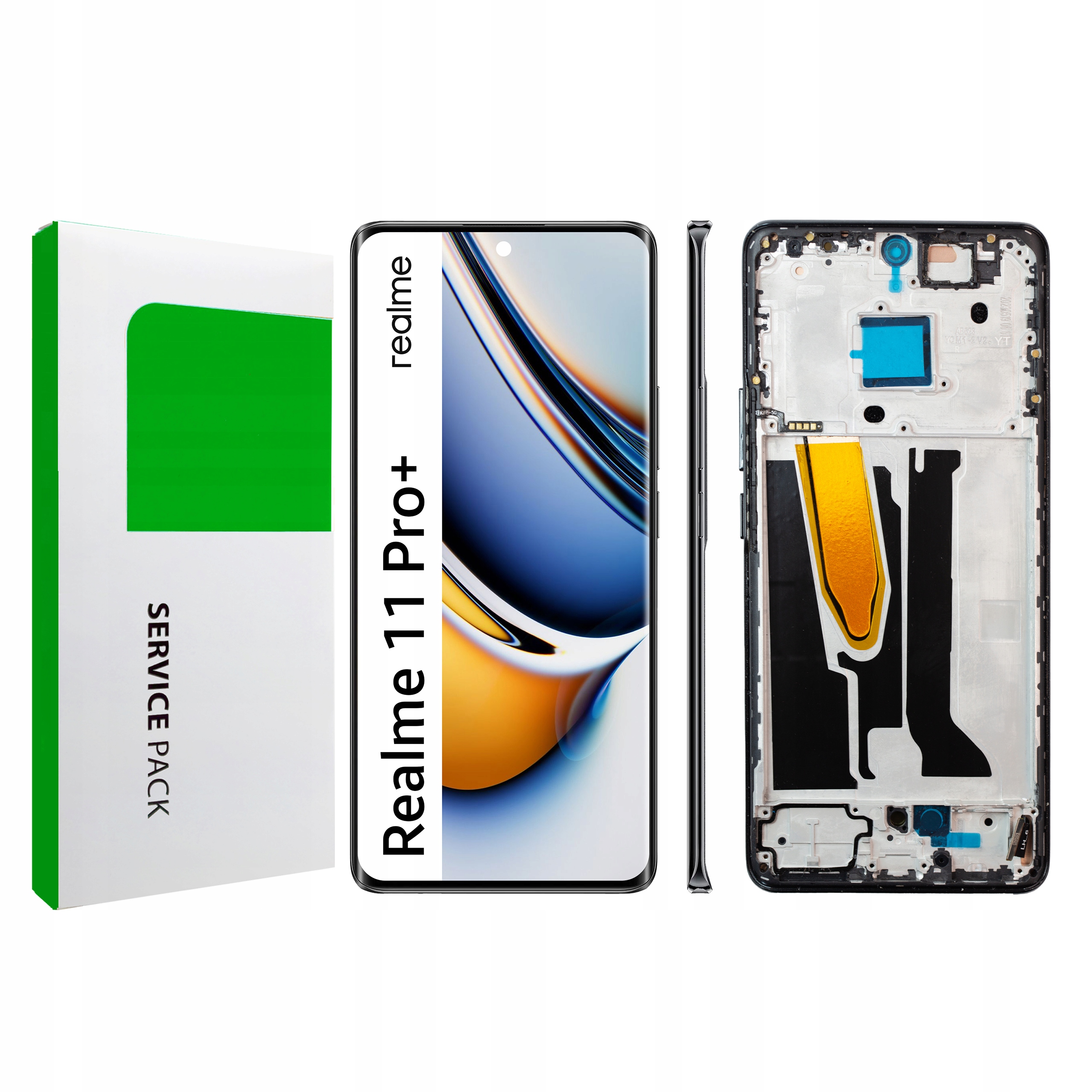 Displej s rámčekom pre Realme 11 Pro+ 5G Originál Zila Display Panel LCD