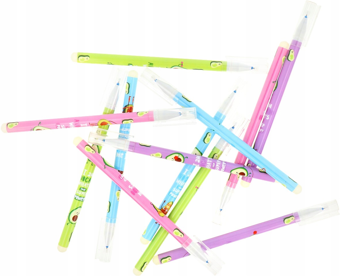 V2 CIENKOPIS AWOKADO DŁUGOPIS ŚCIERALNY Z GUMKĄ Marka bez marki