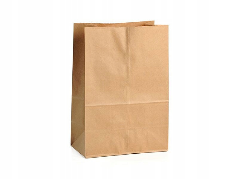 

Torba klockowa 250x110x320 mm 50 sztuk brązowa