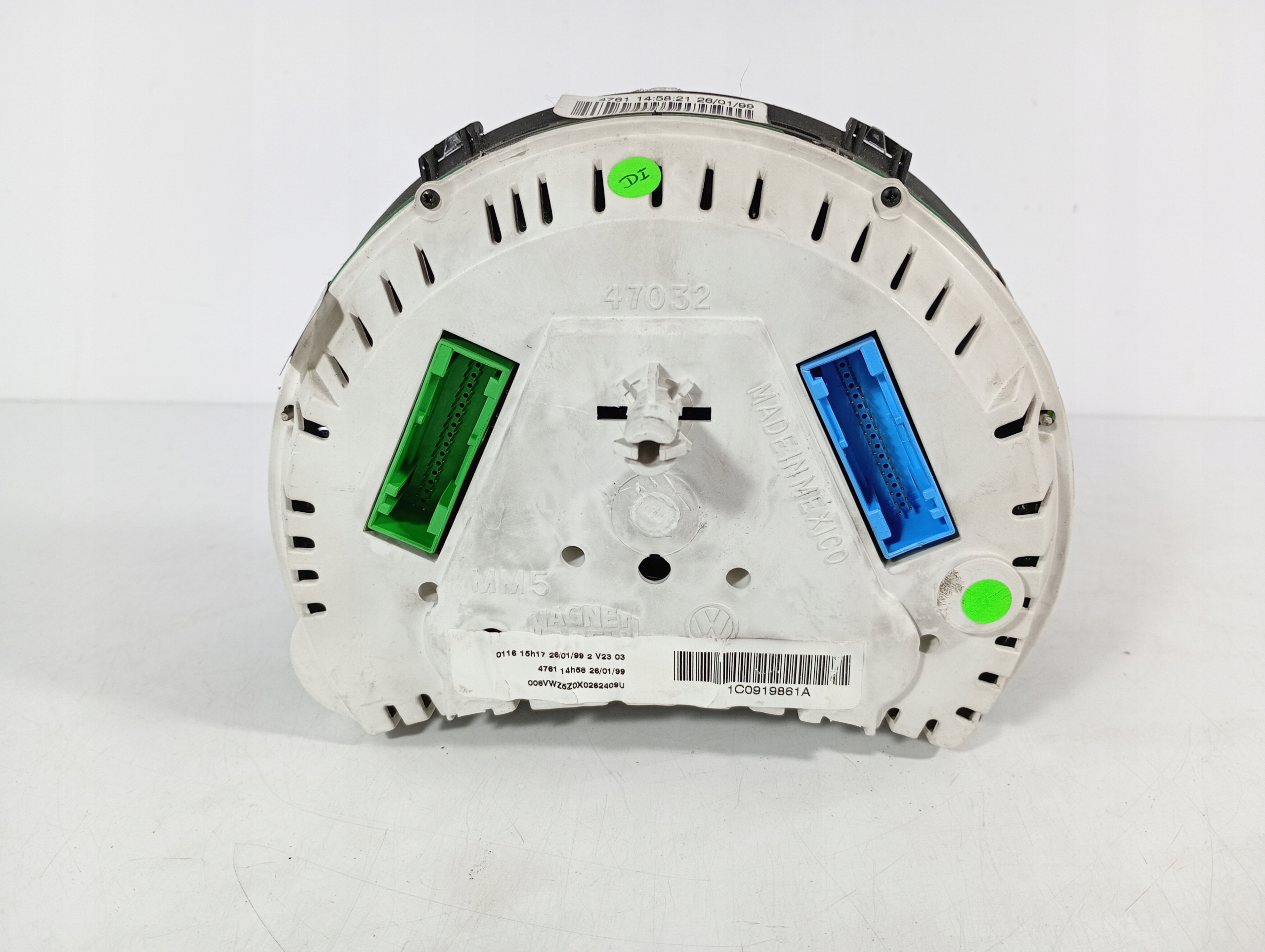 VW New Beetle 97-10 dials dials tachometer przebieg 248998 OE1C0919861A
