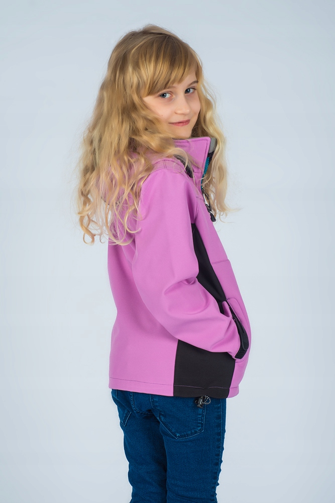 WYPRZEDAŻ Kurtka dziecięca softshell roz. 128-134 Kolor różowy