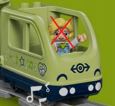 Lego Samotná lokomotiva Duplo 10427 Nová s elektřinou