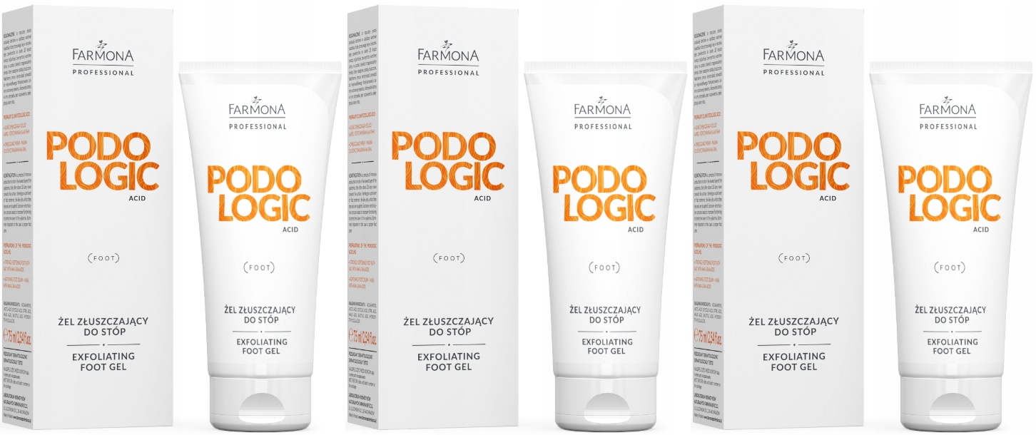 3 kusy Gel na nohy na nohy Péče o nohy Podologic Acid