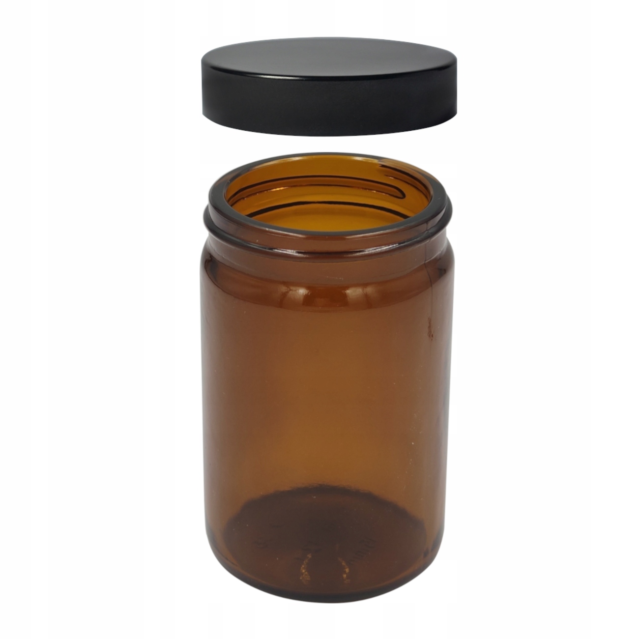 

Słoik, pojemnik szklany brązowy 100ml Premium