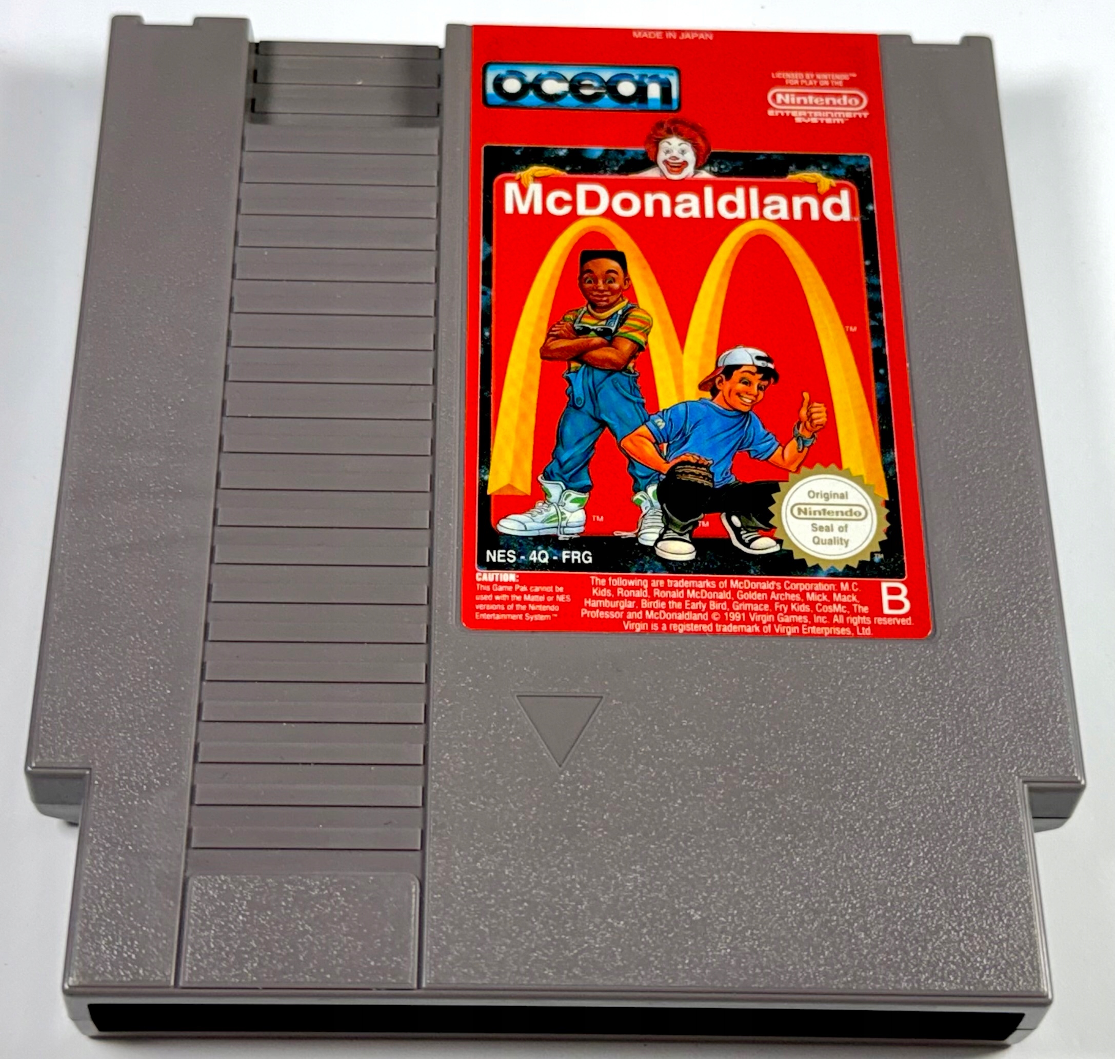 McDonaldland Nintendo NES pudełkowa