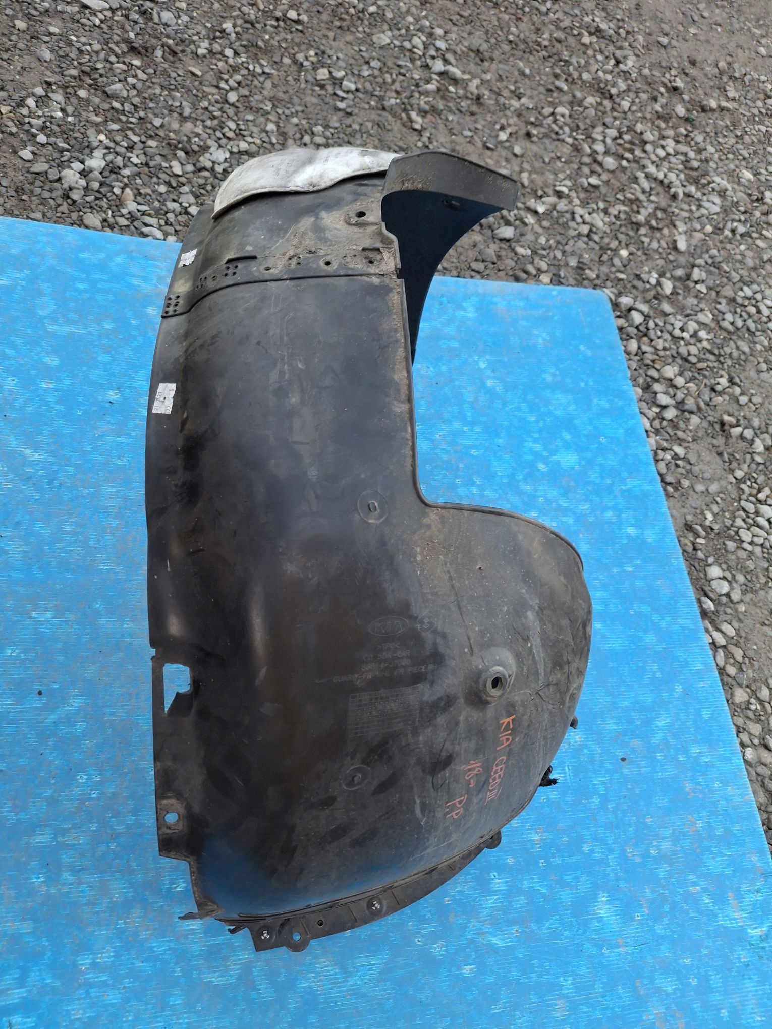 mudguard right front KIA CEED III 2018R->
