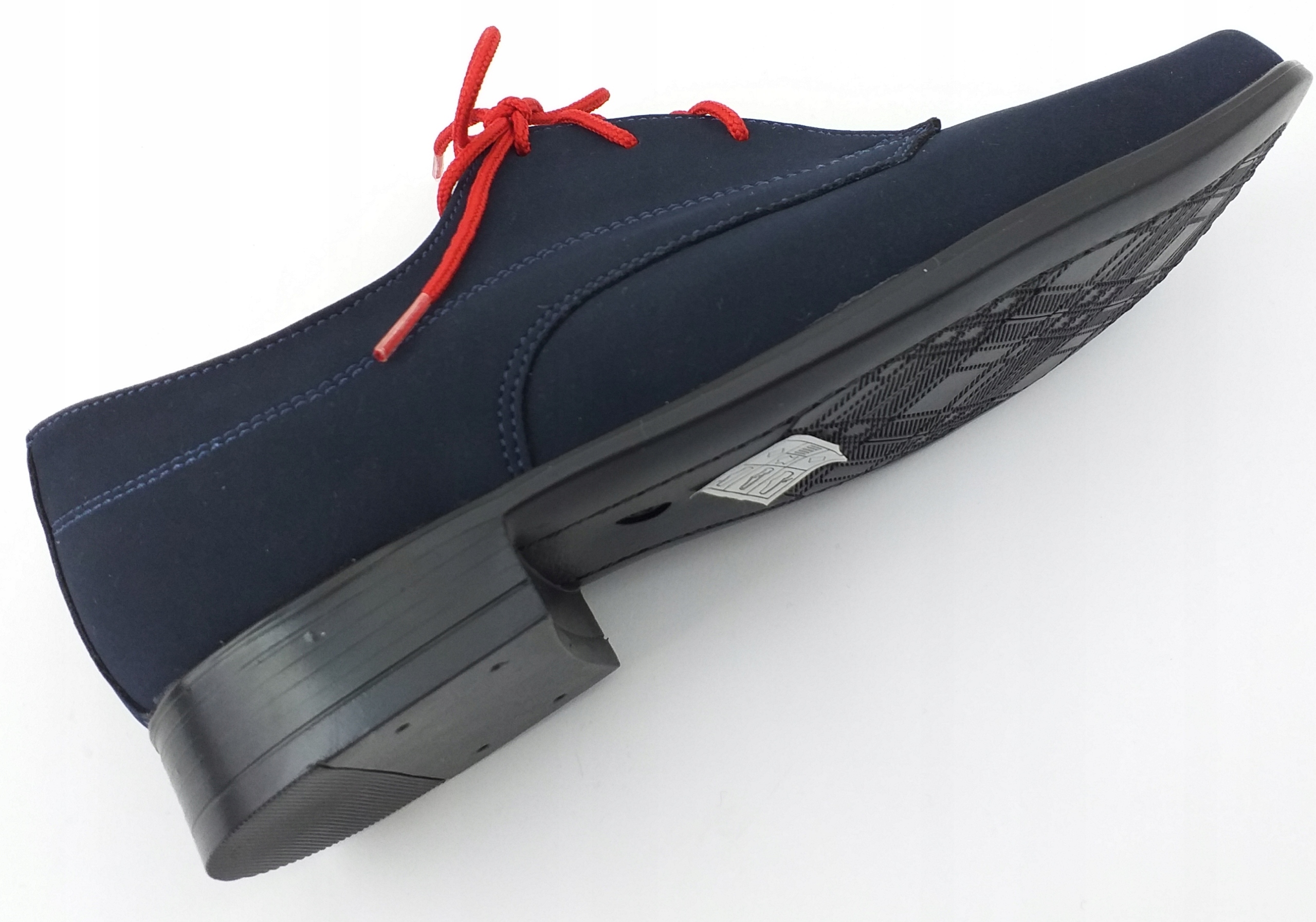 MIKO PÓŁBUTY KOMUNIJNE ZAMSZOWE WIZYTOWE GRANAT 37 Odcień granatowy