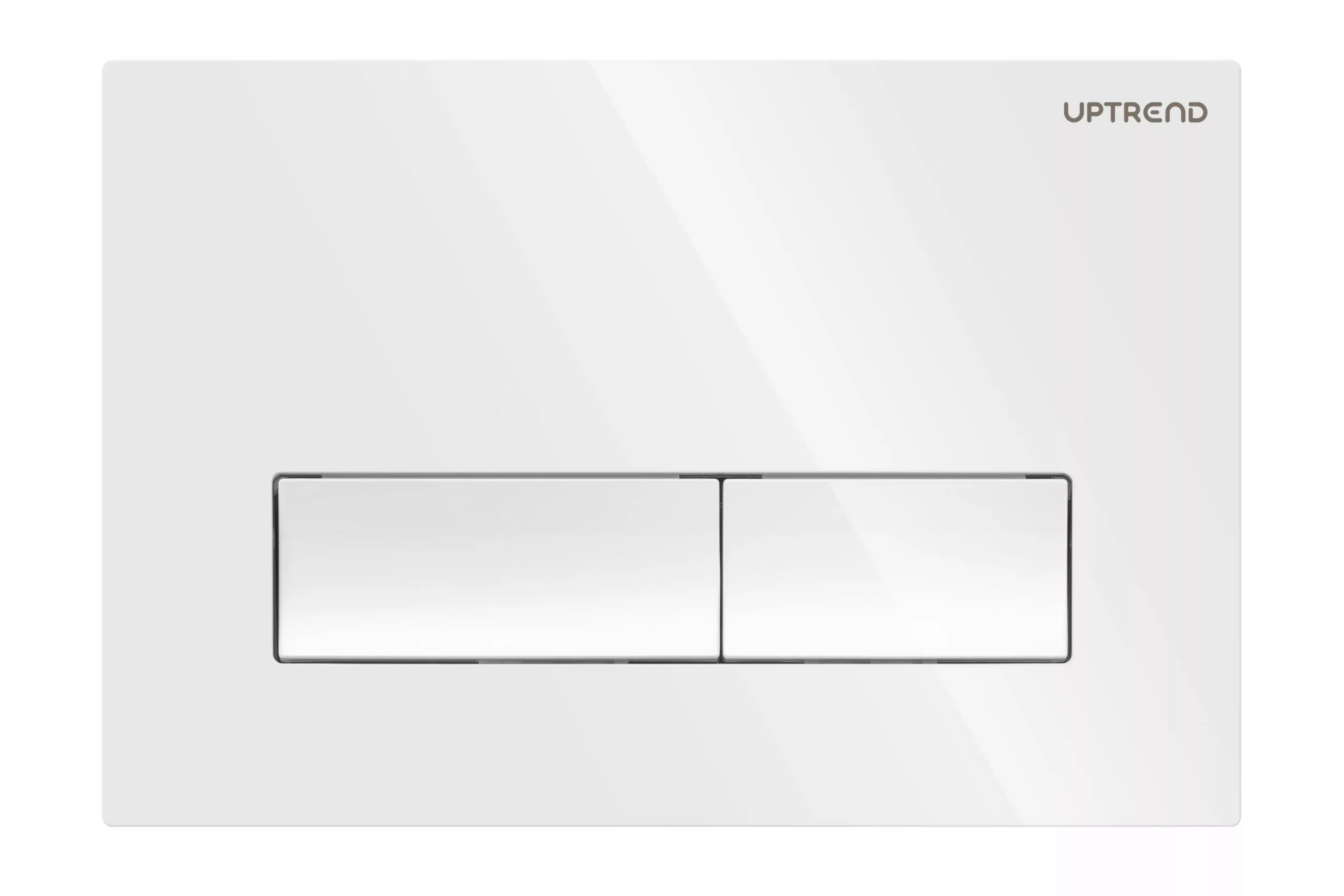 Uptrend toaletní tlačítko obdélníkové 24 cm bílý lesk Yosemite