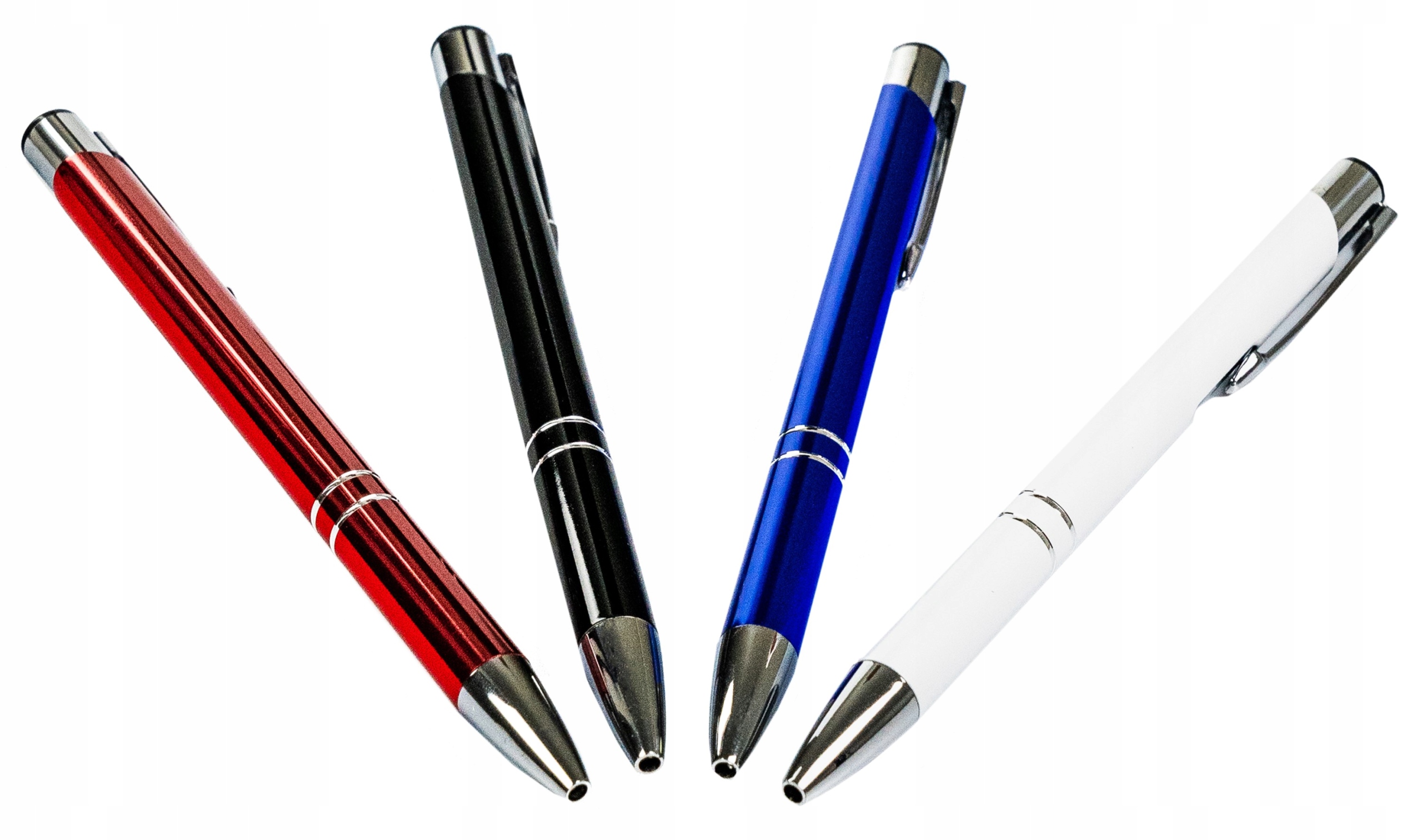 Długopisy reklamowe metalowe 50 szt Twój Napis Logo grawer