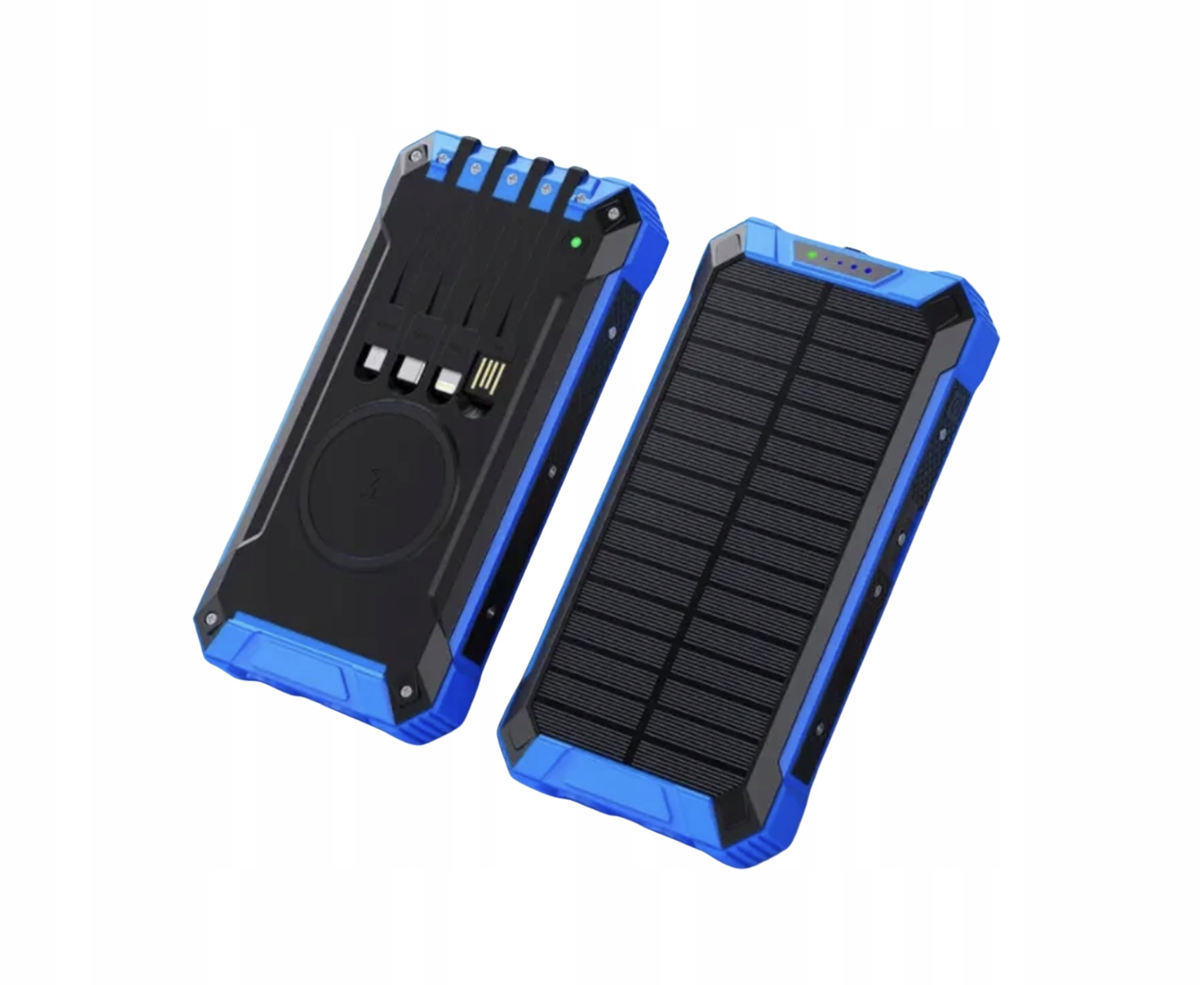 Bot Solární outdoor powerbanka SP5 1 panel 30000mAh s kabely modrá