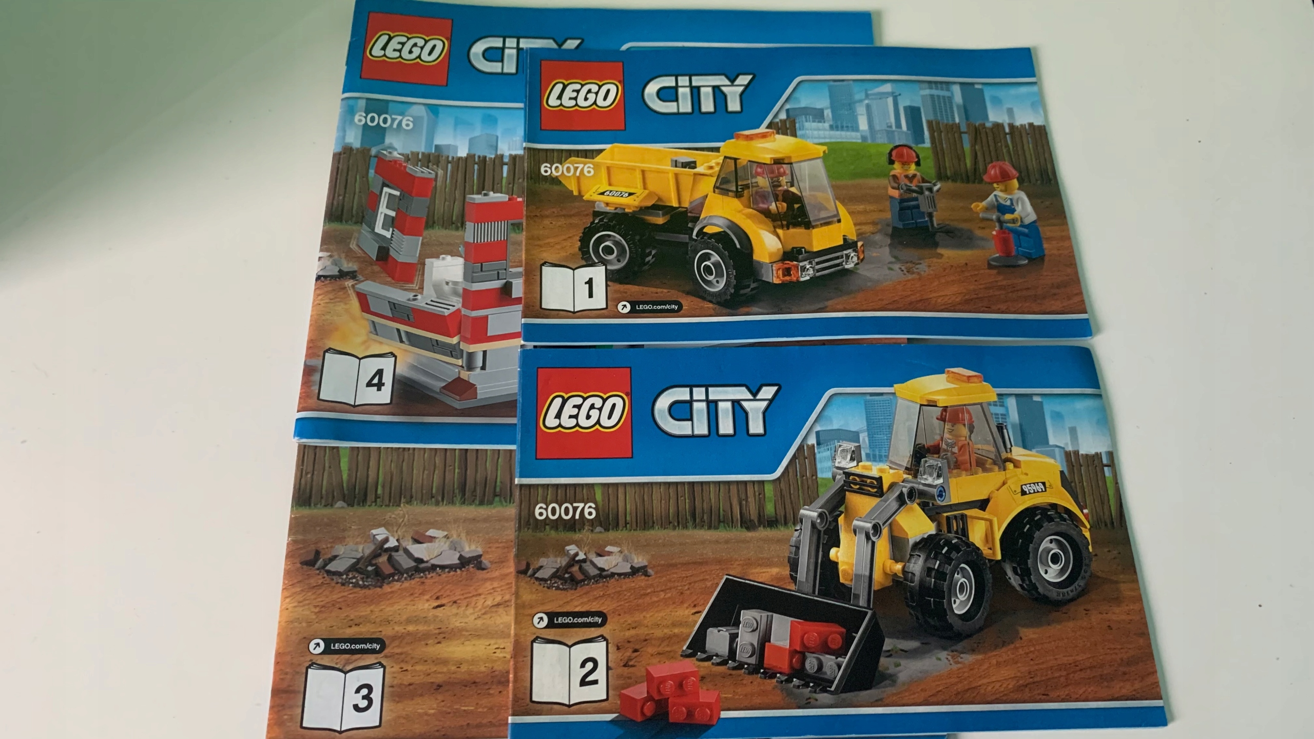 LEGO CITY 60076 INSTRUKCJA MIEJSCE ROZBIÓRKI