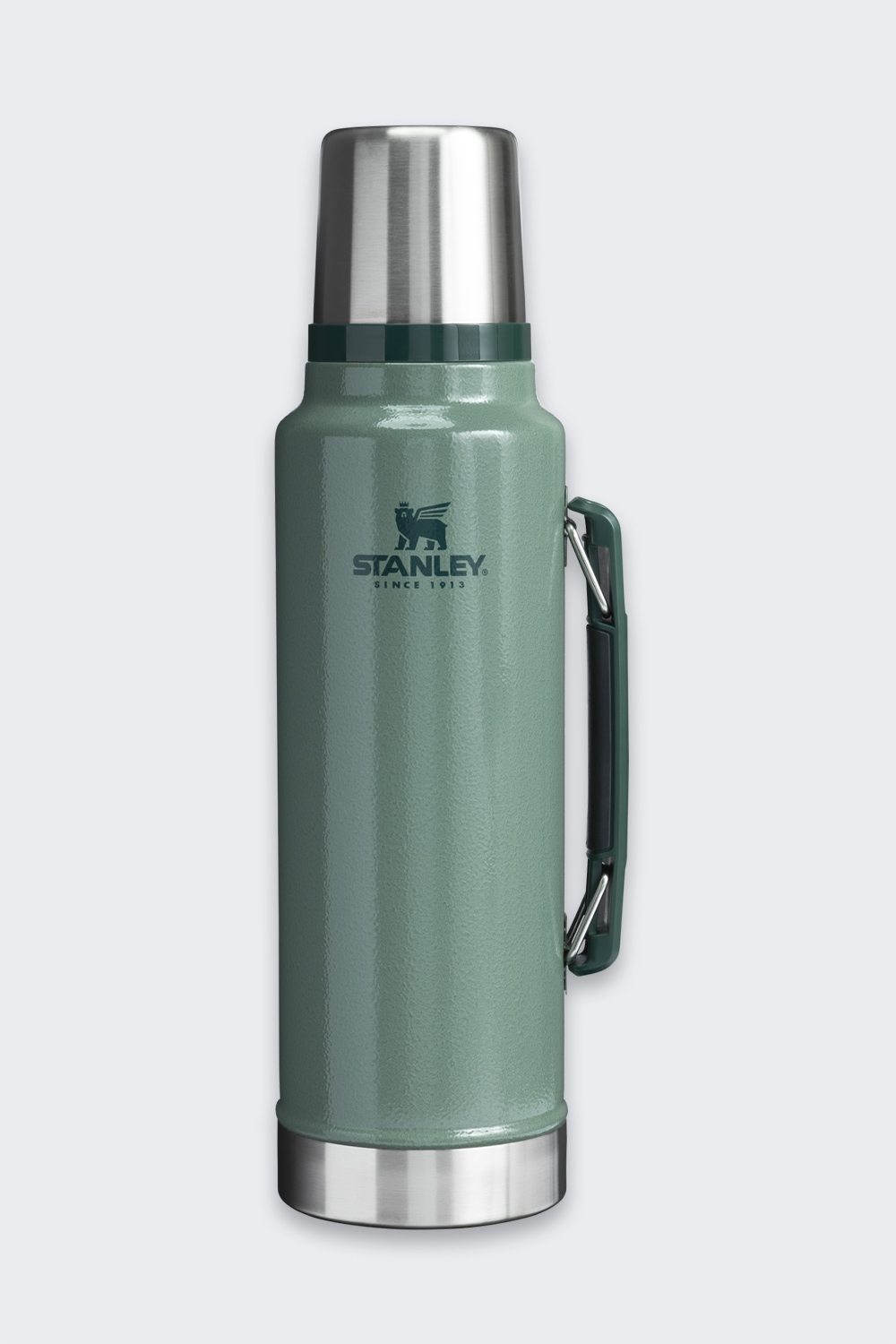 Stanley Legendary Classic Hammertone Green 1,4 L ocelová termoska