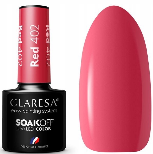 

Claresa Lakier Hybrydowy Red 402